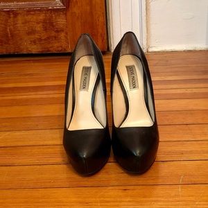 Steve Madden Black Leather Heels